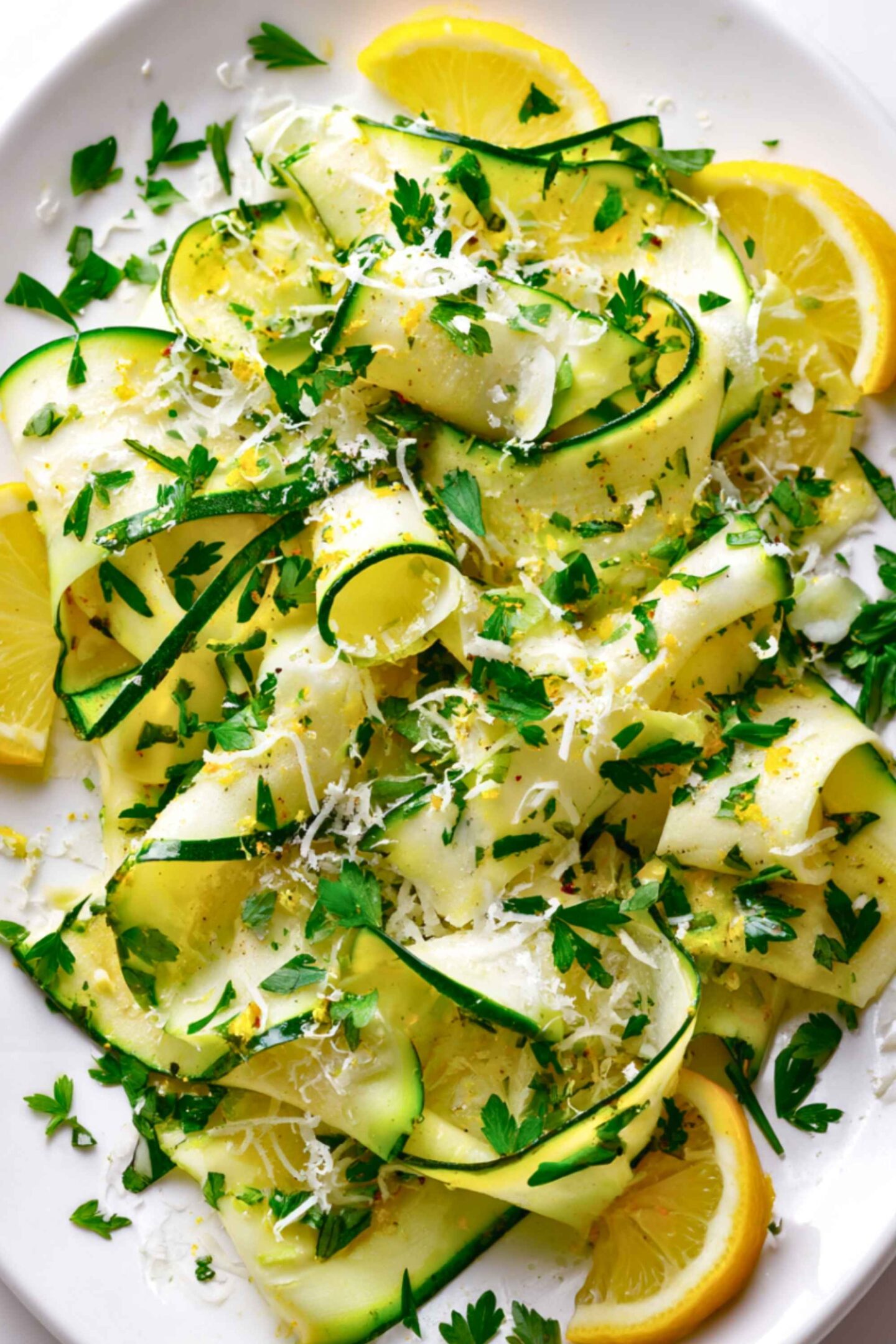 zucchini lemon parmesan salad