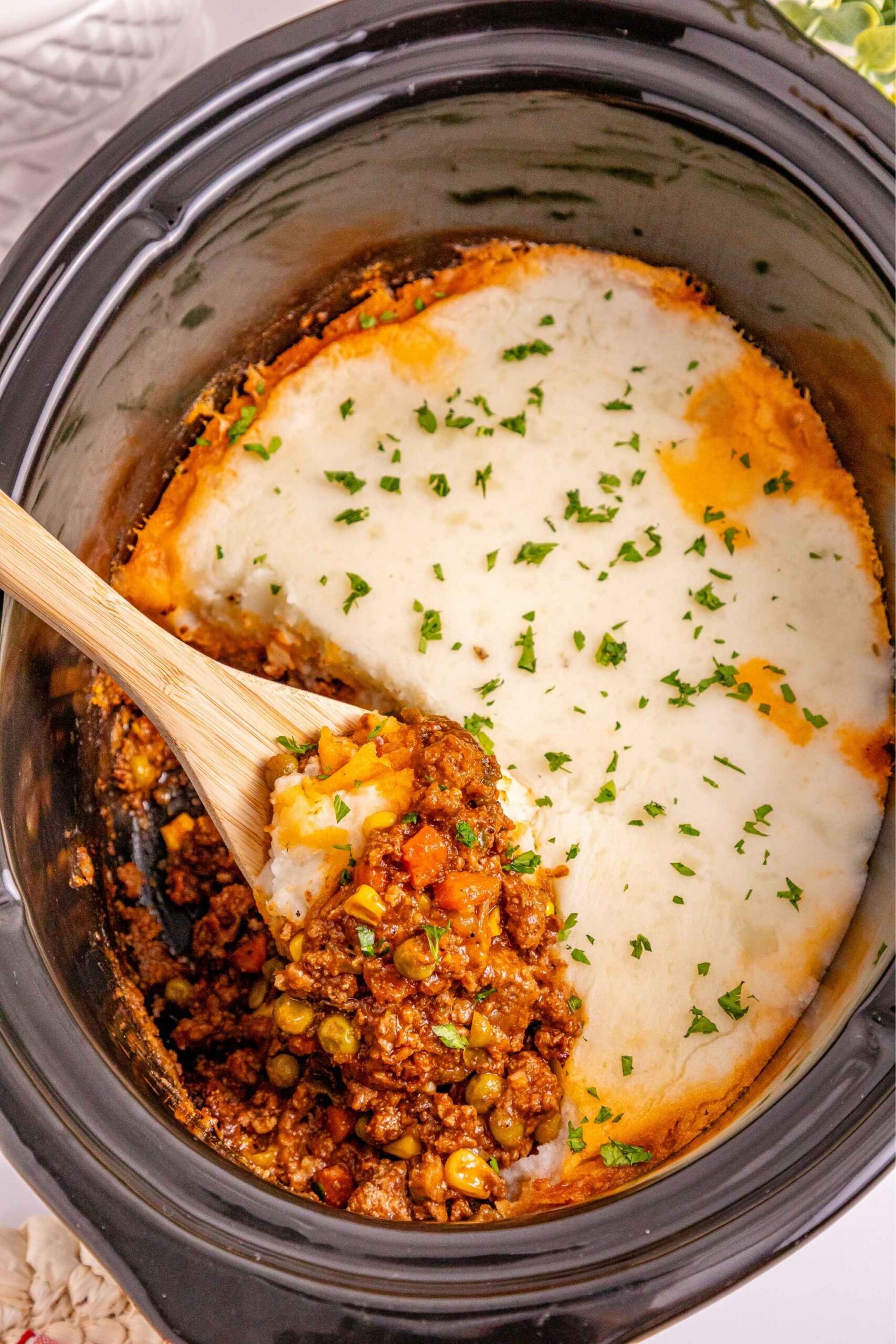 crockpot shepherds pie